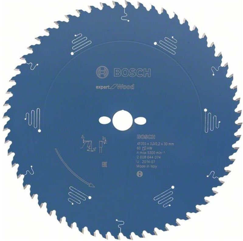 Kreissägeblatt Expert for Wood, 355 x 30 x 3,0 mm, 60 - Bosch