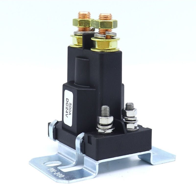 Hochstrom-Starterrelais, 500 a, dc 24 v, 4-polig, Auto-Autostart-Schütz, Doppelbatterien, Trennschalter, Ein-/Ausschalte...