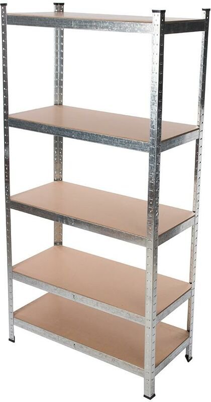 Freistehendes Regal, schraubenlos 5 Ebenen