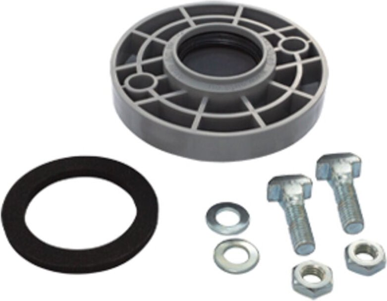 airfit Flansch-Adapter DN 50/40aus PP, Lochabstand 77-83mm