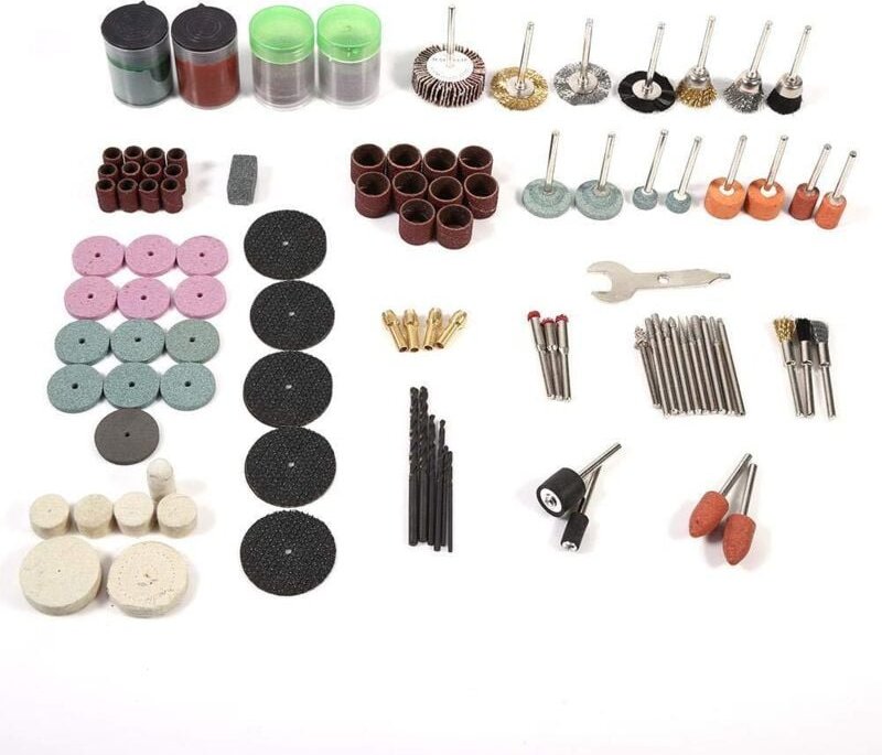 147-teiliges Zubehörset für Rotationswerkzeuge, Rotationswerkzeug-Set mit 1/8"-Schaftdurchmesser für Heimwerkerarbeiten,...