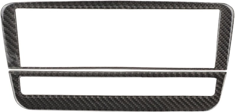Ej.life - Carbon-Faser-CD-Klimaanlage-Bedienfeld-Abdeckungsverkleidung für Mercedes Benz a b/gla/cla (Pure)