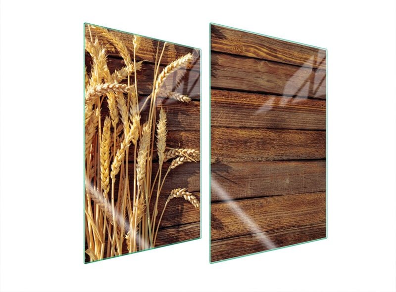 GLASSCHUTZPLATTE FÜR KÜCHE 2x35x52 WEIZEN