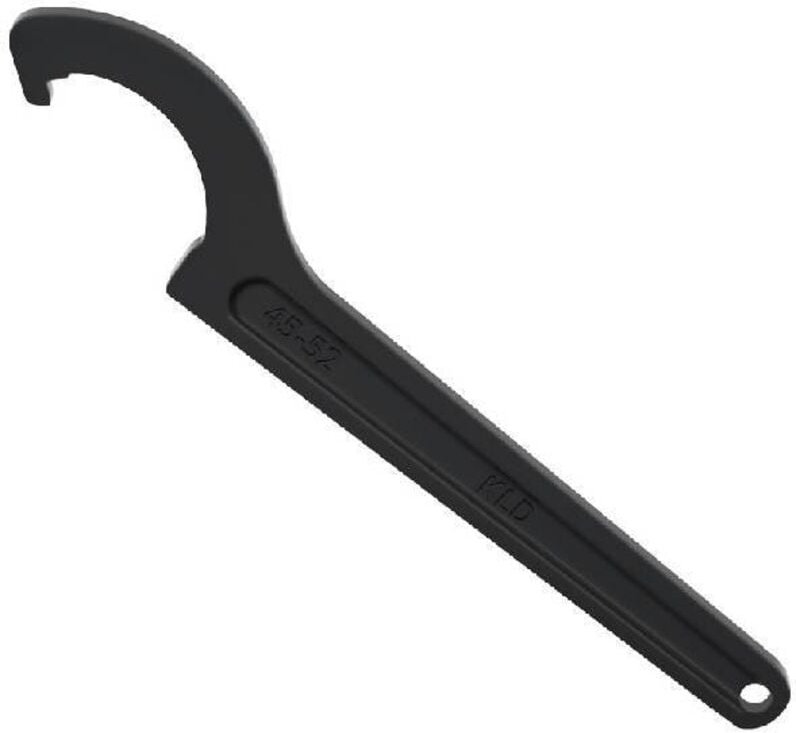 Rollgabelschlüssel, Radmutternschlüssel mit Zahnung, für gezahnte Muttern, Größen 45 bis 52 mm, Kopfstärke 7,8 mm, Mauls...