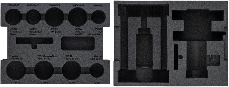 VIGOR Weichschaum-Einlage, leer, Art.Nr. V7857-L