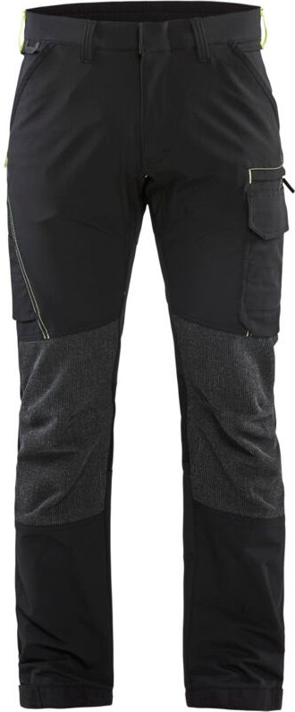 Wartungshose Stretch 4D 1422 - Neon Gelb/Schwarz XS - DE(38) - ES(C44) - Normen