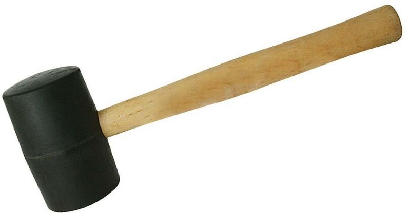 Gummihammer, schwarz 24 oz (680 g)