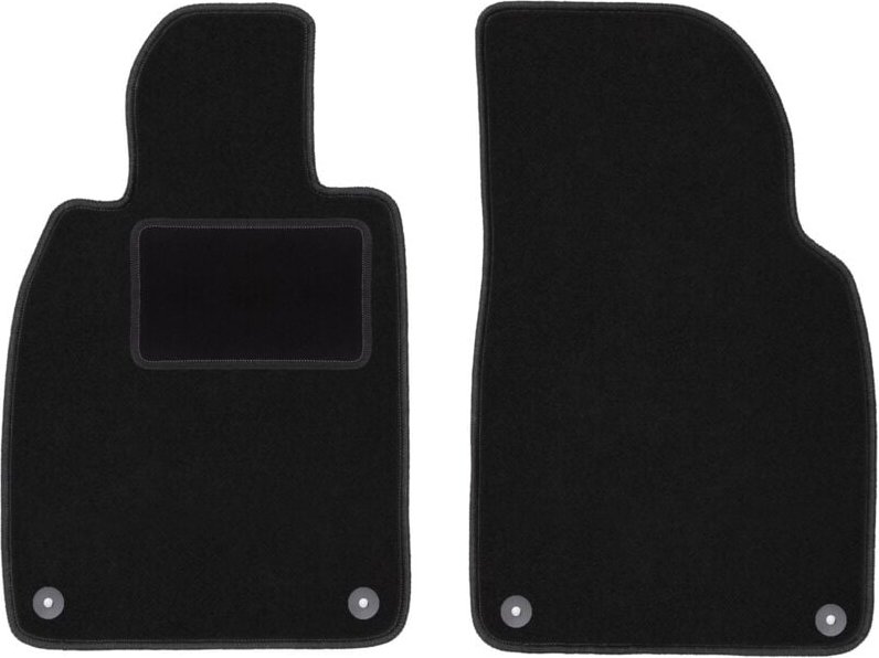 Vordere Matten schwarz für: Porsche 911 (Typ 991) Coupé, Targa, Cabrio (2010-2019)