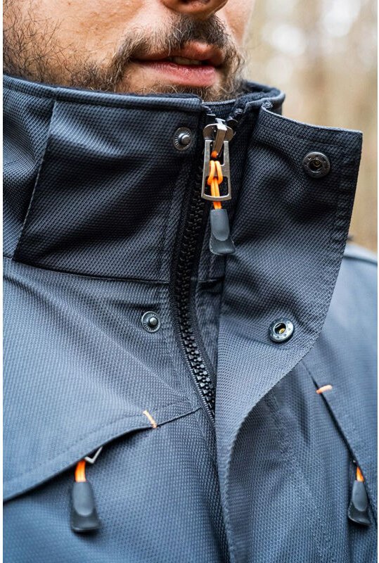 NEO TOOLS Jacket de Herren-Arbeitsjacke, für Outdoor-Aktivitäten, Dobby, atmungsaktives Material, 100% Polyester, Futter...