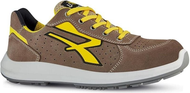 Sicherheitsschuhe niedrig DORADO ESD S1P SRC - Braun/Gelb 44