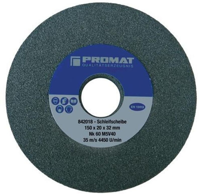 Schleifbockscheibe Ø150xB25x32mm 36 Form a Normalkorund