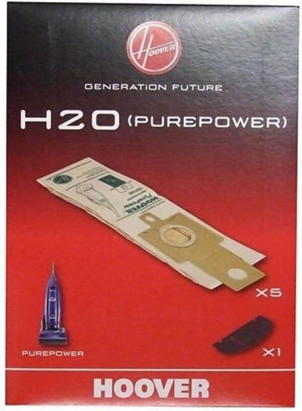 Ersatzteil - 5er Pack Staubsaugerbeutel + 2 Filter H20 - Hoover