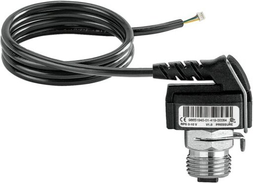 Druckschalter komplett mit Kabel für die Verkabelung Caleffi 161003 Schwarz