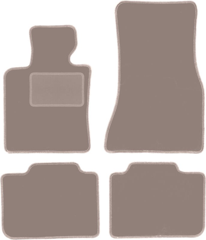 Beige Velours-Fußmatten für: BMW 6 G32 GT Gran Turismo (2017-)