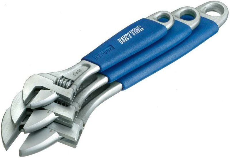 Heytec - k 50839-3 Sätze mit verstellbaren Einmaulschlüsseln, din 3117