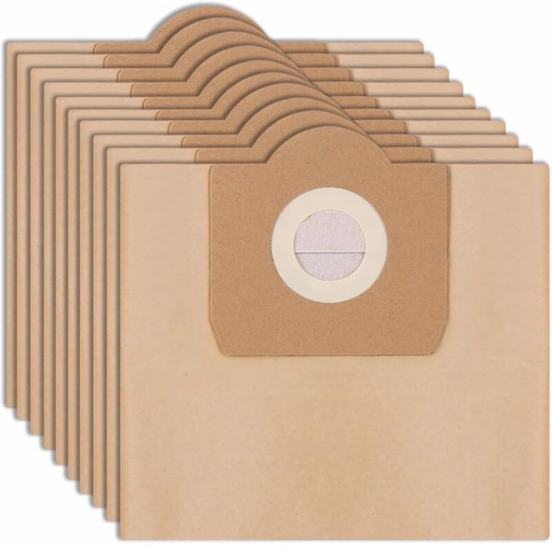 10 Stück -6.959-130.0 Papierstaubbeutel, Staubsaugerbeutel, Nass- und Trockensauger Ersatz, für Kärcher WD3 WD3 Premium ...