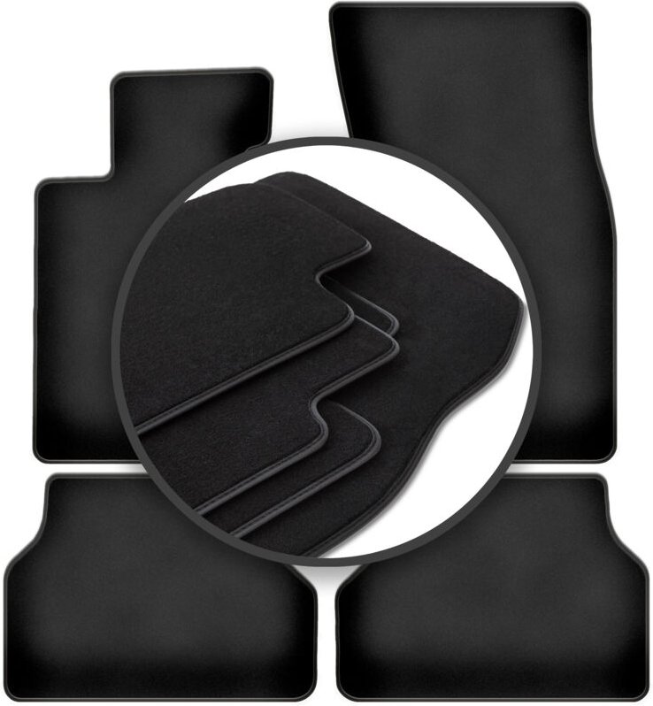 Premium-Fußmatten für: BMW 5 E60 RZEPY Limousine (2003-2010)