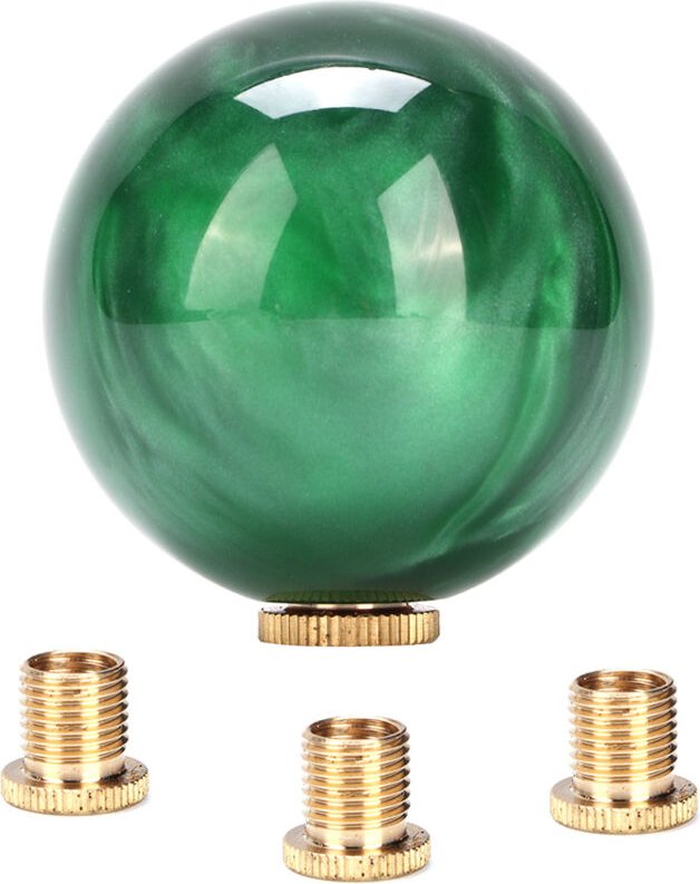 Zoternen - Schaltknaufkopf im Marmor-Stil, rund, mit Befestigungsadaptern