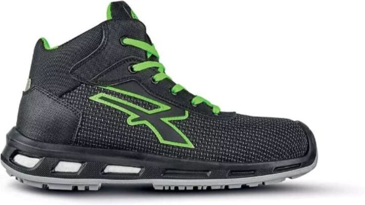 Hochsichere Sicherheitsschuhe VENTURA S3 SRC CI ESD - Schwarz/Grün 37