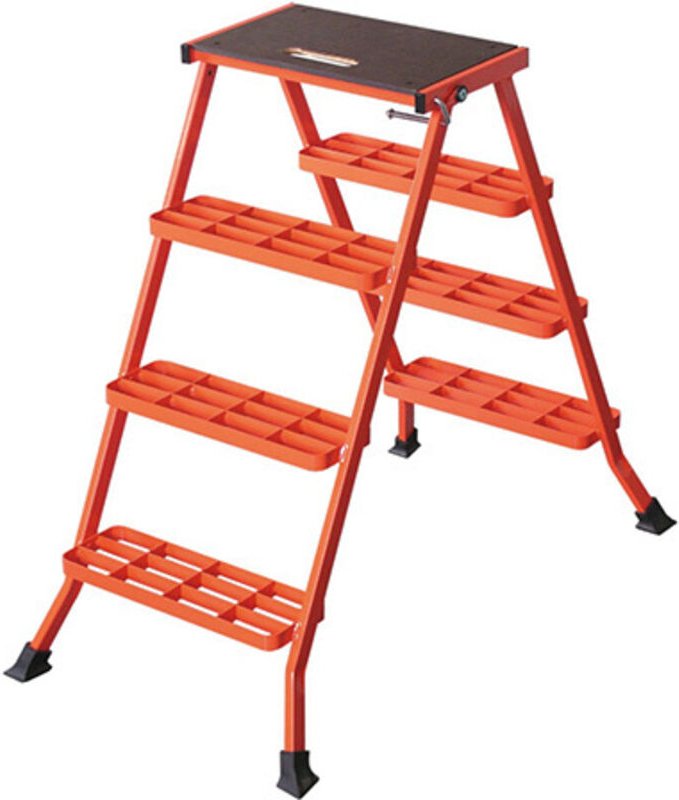 Thumbnail - Klappbare Trittstufe 90 Cm Mit Gitterrost Mondelin - 201760