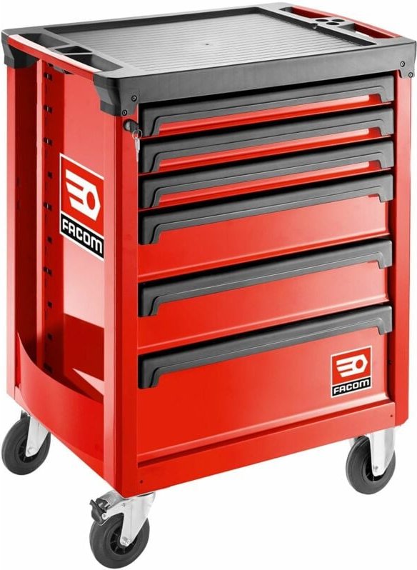 FACOM Werkstattwagen ROLL, 6 Schubladen 3 Module, rot