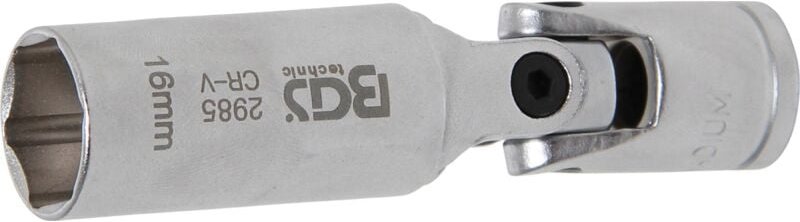 Bgs Technic - Glühkerzen-Gelenk-Einsatz Sechskant Antrieb Innenvierkant 10 mm (3/8') sw 16 mm