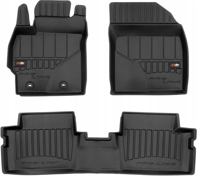 Gummimatten und Fußmatten Toyota Auris 1 2006-2013 3D Mulde