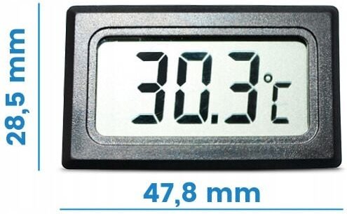 SET 10-tlg. PANEL THERMOMETER -50+110 Sonde 5m