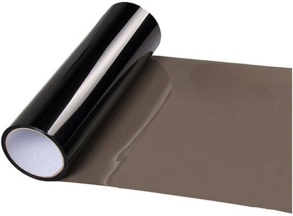 Wasserdichte Autoscheinwerferfolie, Tönungsfolie für Autoscheinwerfer, 200 x 30 cm, Hellschwarz