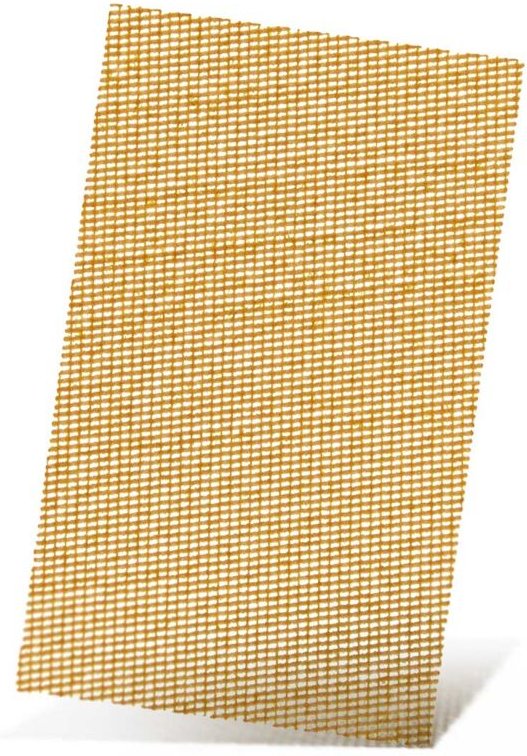 Ultranet Klett-Schleifgitter, 133 x 80 mm, f. Schwingschleifer, Weißes Edelkorund (25 Stk.) K180 - Menzer