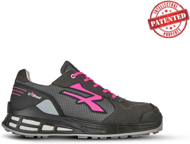 Sicherheitsschuhe DAMEN flach IVY S1P SRC ESD - Schwarz/Rose 39