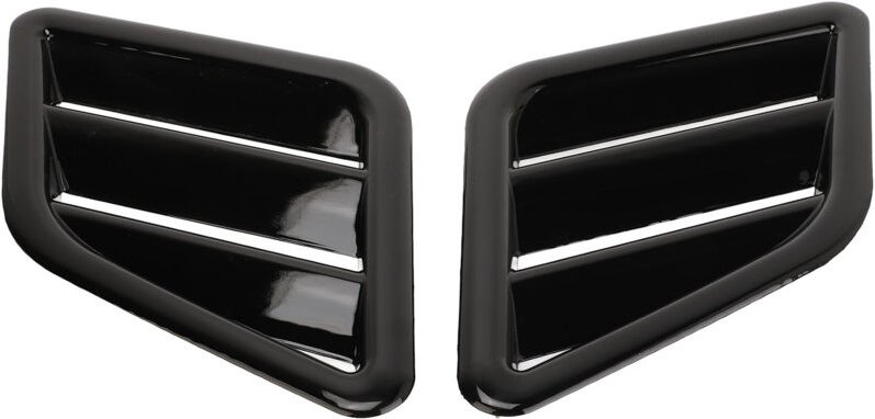 Ej.Life Motorhauben-Abdeckungsleiste, Verschleißfest, Lichtbeständig, Motorhauben-Abdeckung, 2 Stück, Glatte Oberfläche ...