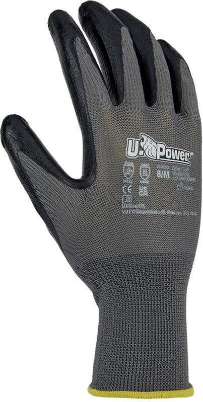 Handschuhe valzer - Grau/Schwarz 8