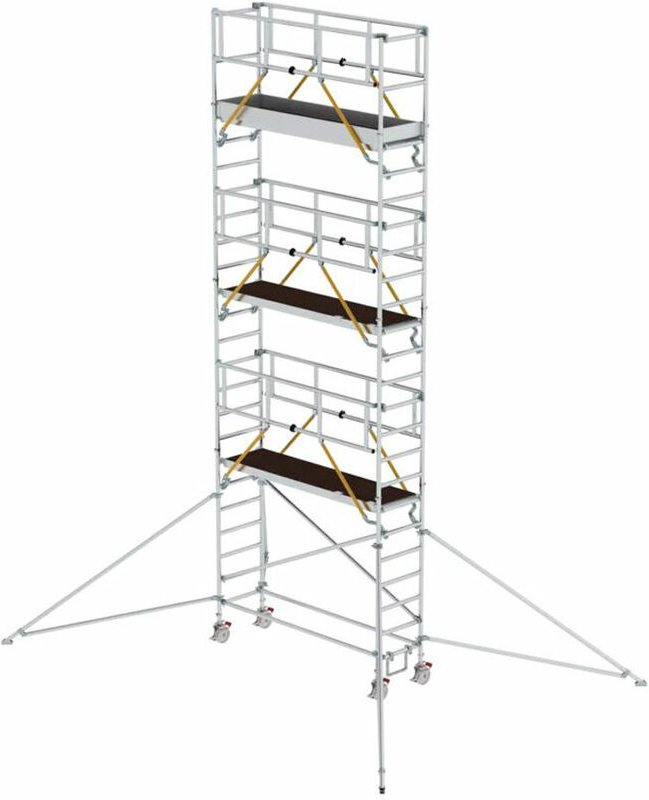 MUNK Rollgerüst SG mit Ausleger 0,75x2,45m Plattform 8,43m AH