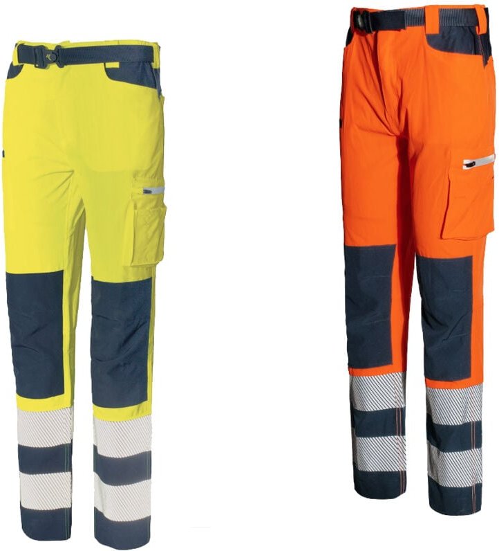 Industrial Starter hv Softshell Leichte Warnschutzhose - s - Orange