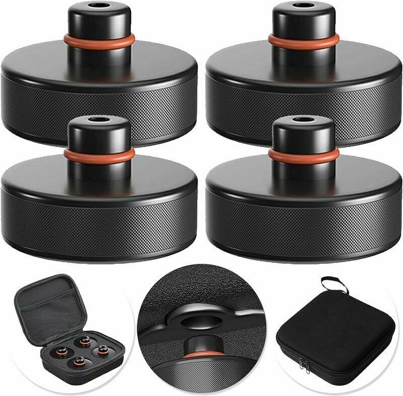 Tigrezy 5-teiliges Wagenheber-Pad kompatibel mit Tesla Model 3 / S / X / Y, 4 Tesla-Wagenheberständer mit 1 Aufbewahrung...