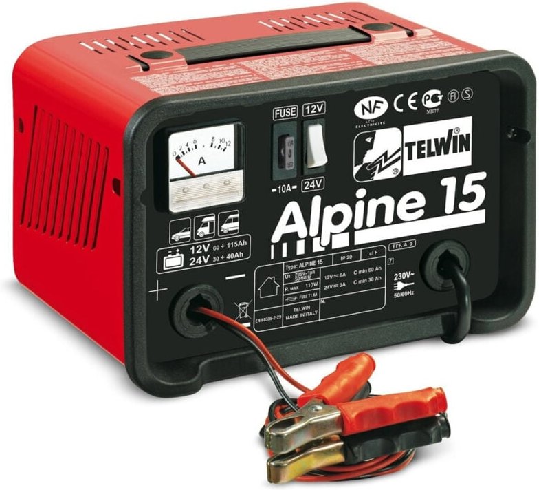 Thumbnail - Trade Shop - telwin batterieladegerät AH115 12-24V stromversorgung 230V mod.alpine 15 -