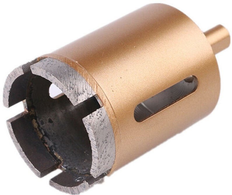 35 mm Diamantbohrer mit Diamantspitze für Fliesen, Marmor, Glas, Lochsäge und Fliesen, Gold