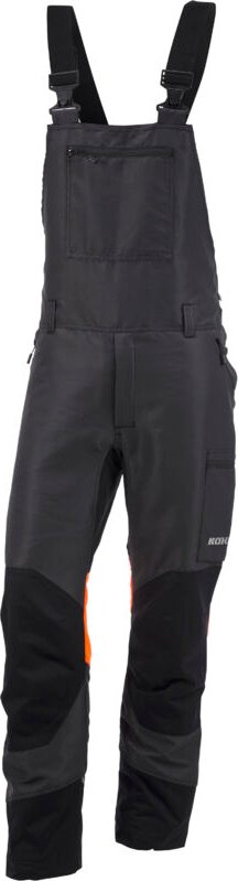 KOX - Schnittschutz Latzhose Duro 3.0 Anthrazit/Orange Größe 62
