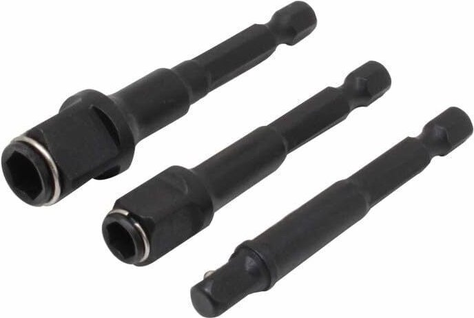 Satra - set of-Adapter für 1/4', 3/8', 1/2' Bits und Steckschlüsseleinsätze, vielseitiges Werkzeug, ermöglicht die Verwe...