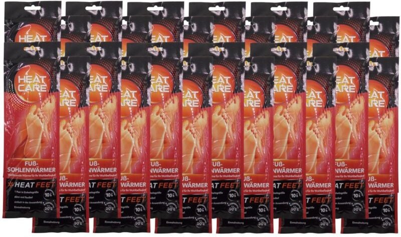 Buri - 72 Paar Fußsohlenwärmer 'Heat Feet' Wärmesohlen Schuhwärmer Sohle Fußwärmer