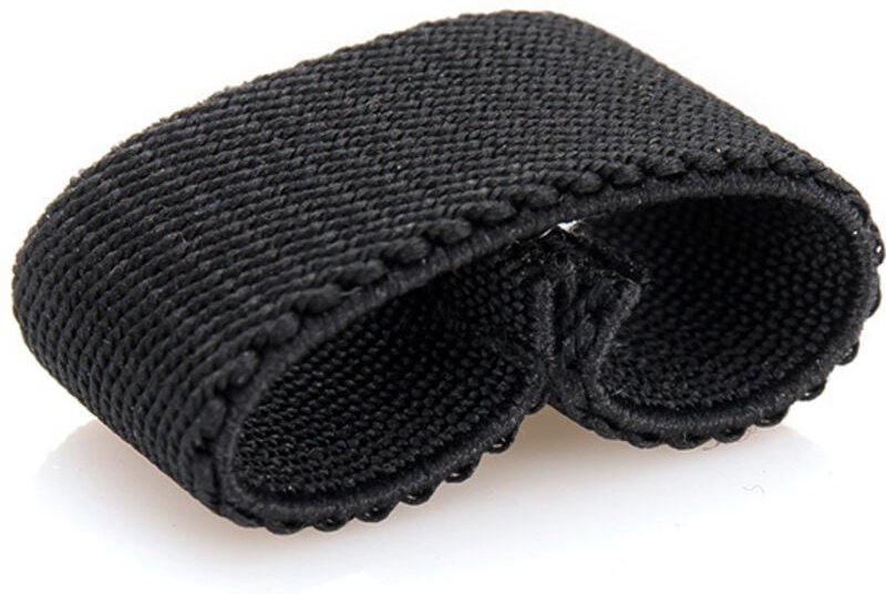 Lntyq - 8-teilige elastische Gürtelschnallen, Gürtelhalter, Gürtelkarabinerhaken für Outdoor-Sportgürtel (schwarz)