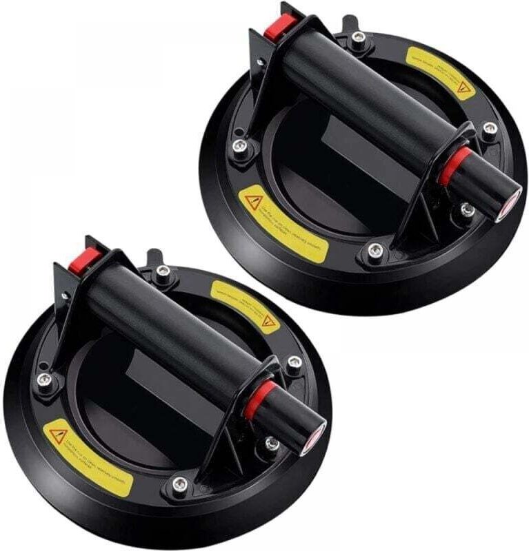 Due set di ventose professionali per vetro, ventose per vetro per lo spostamento di pannelli, pavimenti e mobili