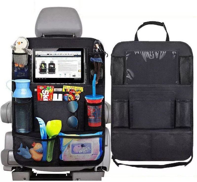 2-teiliger Auto-Organizer, Auto-Rücksitzschutz, Trittmatten für Kinder, wasserdichter Auto-Rückenlehnenschutz, transpare...