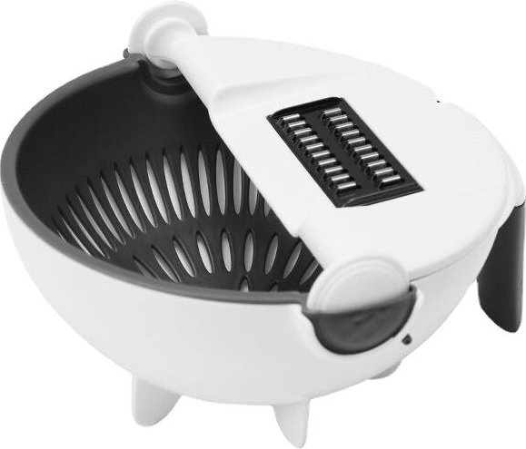 Gemüseschneidekorb, Multifunktionaler Gemüseschneider, Küchengemüse- und Obstzerkleinerer, Tragbare Hobelreibe