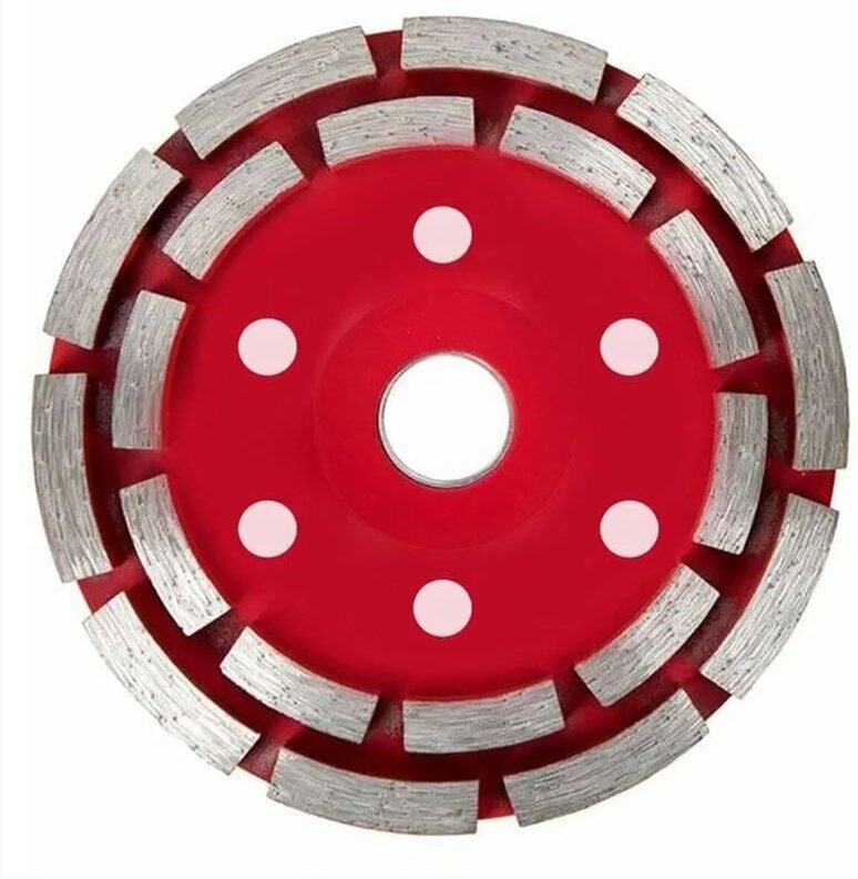 Diamant-Schleifscheibe zum Schleifen von Beton, Stein, Ziegel, Marmor und Granit, 125 mm, Irisfr (1 Stück)