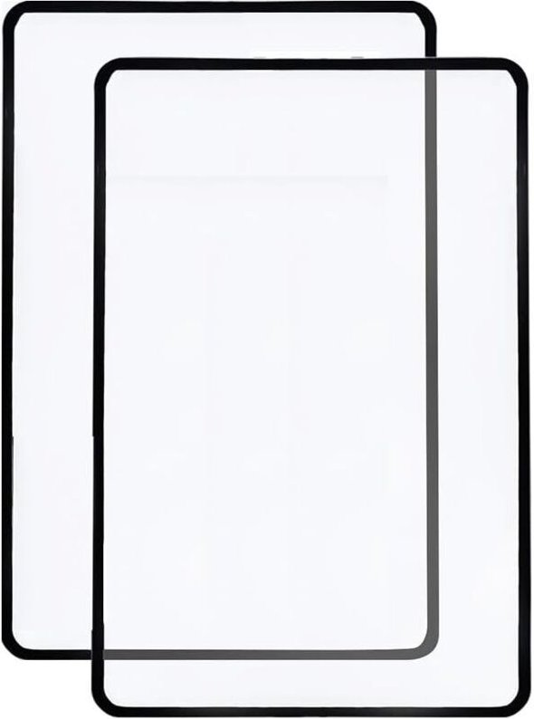 2 Stück 3X Vollseiten Lese Lupe, Große und Leichte rechteckige Lupe, Leselupe für Senioren und Low Vision