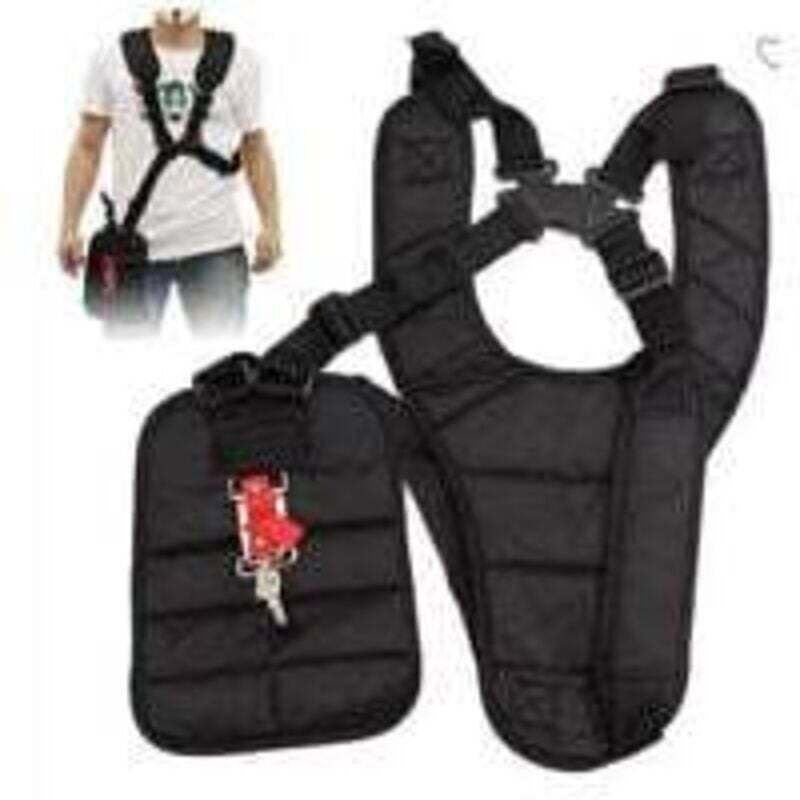 Ulisem Tragegurt mit doppelt gepolstertem Schultergurt, Sicherheitsknöpfen, Schultergurte für Freischneider, Rasenmäher ...