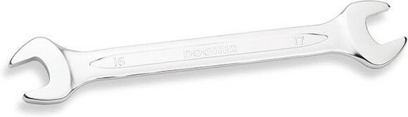 Dogher - CrV Fester Schlüssel mit zwei offenen Mündungen, 16x18 mm 450-16-18