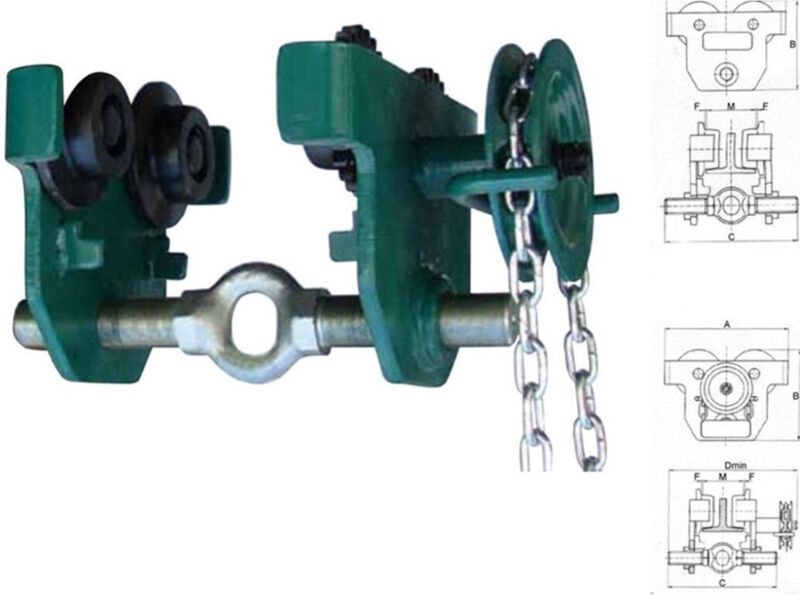 Trade Shop - paranco water carriel für trave catena portaparanco 220MM handel - -Kg. 5000 -